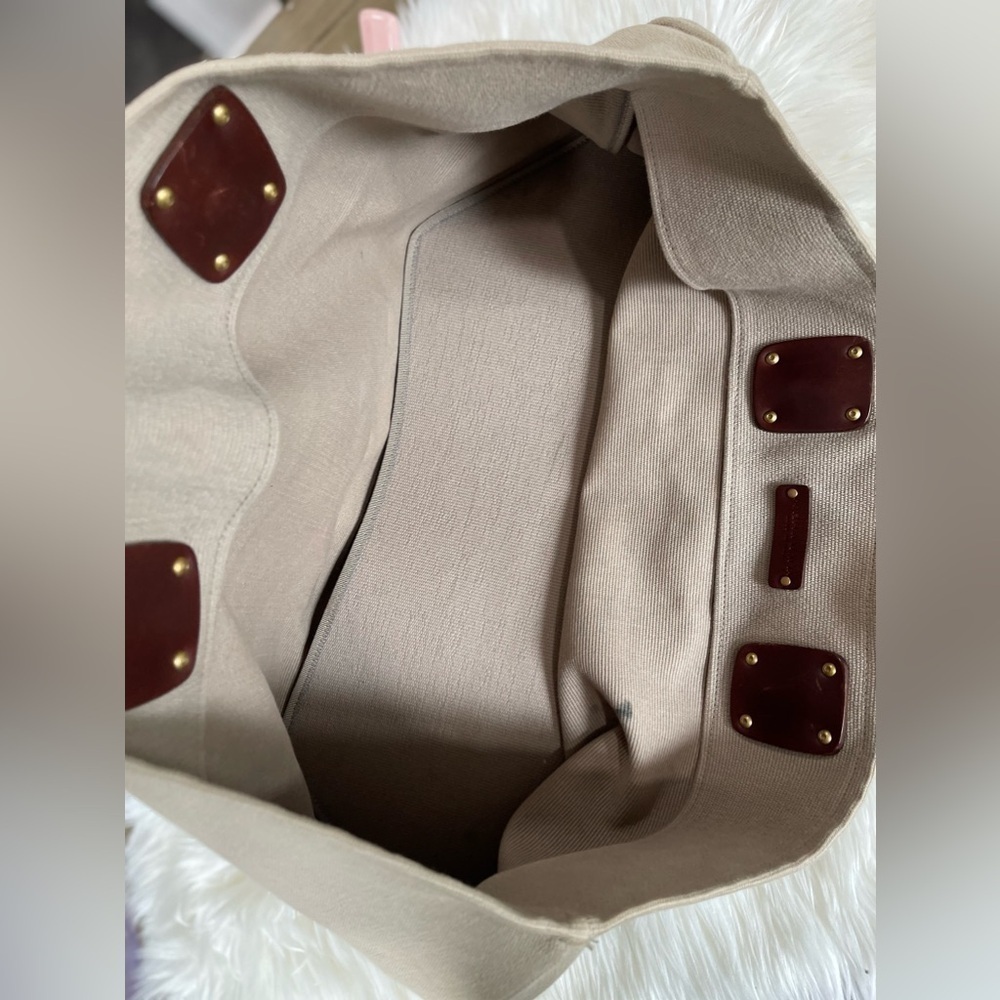 Bottega Veneta Sardegna Tote Canvas With Leather XL - Picture 4 of 15